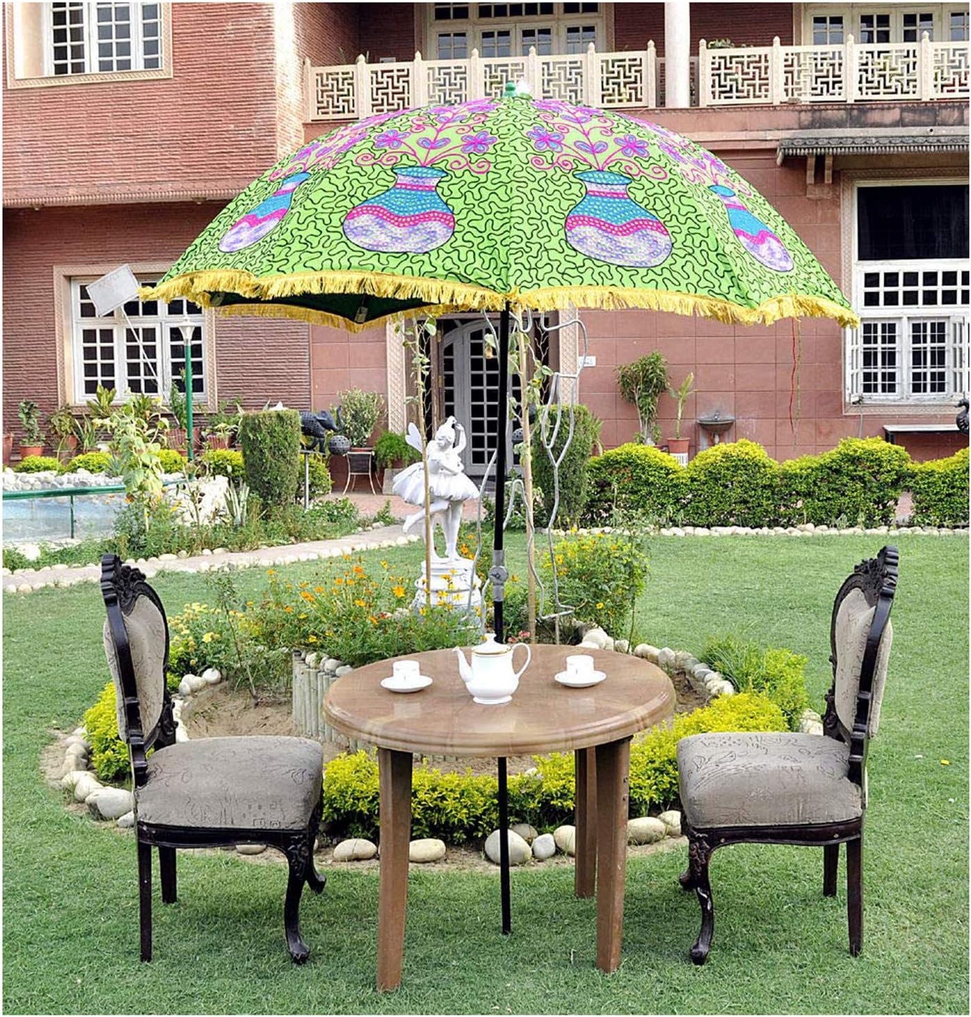 decorative patio umbrella stand