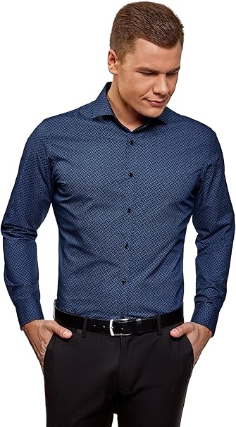 camicia attillata uomo
