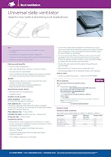 Timloc 10K Slate Roof Tile Ventilator & Adapter Kit Anthracite 610x305mm view 5