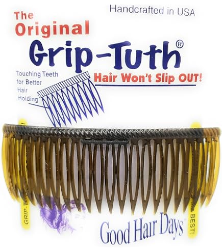 The Original Grip-Tuth® Good Hair Days Tuck Side Combs Made in USA Mi