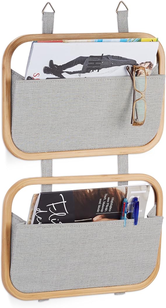 Beautyflier Abnehmbare Hängetasche Für Duschstuhl - 3 Taschen Organizer Für Armlehne, Aus 900D Nylon, Grau