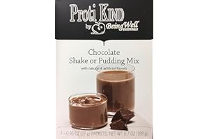 BEING WELL ESSENTIALS Proti Kind High Protein Diet Shake & Pudding - Low Calorie - Low Sugar - Low Carbs (7 servings) (Chocolate)