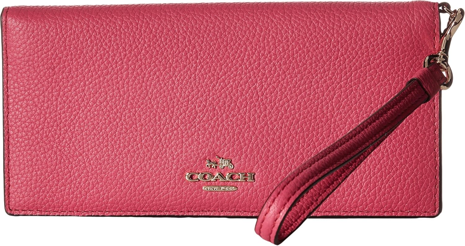 coach slim wallet womens