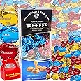 Soft Butter Toffee Candy | Assorted Flavor Chewy Caramel Milk & Creamy Chocolate | Individually Foil Wrapped Candy - Luxurious Gift Box | Him Husband Boyfriend (Plus Muchai Card)