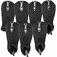Black All Hybrid Headcover Set 4 5 6 7 8 9 Pw Golf Club Covers Head Cover Neoprene Mesh Complete