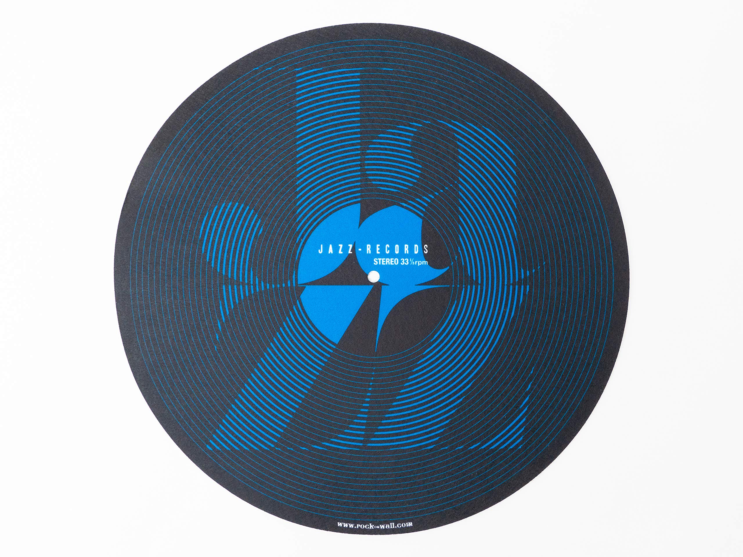 Turntable Slipmat 296mm - Premium 100% Felt Vinyl Record Mat - 10+ Exclusive Rock Designs - Made in France - Protective DJ Slipmat for All Record Players - 2mm Audiophile Grade