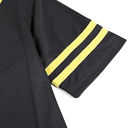 Pullonsy Blank Black Rugby Football Jerseys for Men