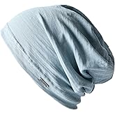 CHARM Cotton Summer Beanie for Men & Women - Slouchy Lightweight Chemo Headwear for Women, Hipster Fashion Slouchy Hat