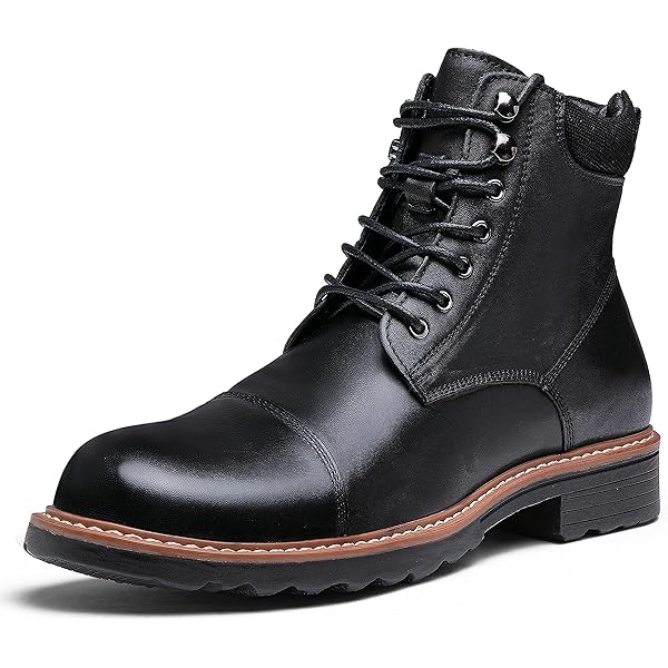 Amazon.com | Temeshu Men's Oxford Ankle Boots Lace-Up Side