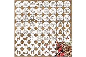 YHSLMH Small Christmas Nativity Stencils for Painting on Wood Reusable Nativity Scene Paint Merry Christmas Stencils for Door Hanger Home Crafts Canvas Wall Holiday (60 3in Nativity)