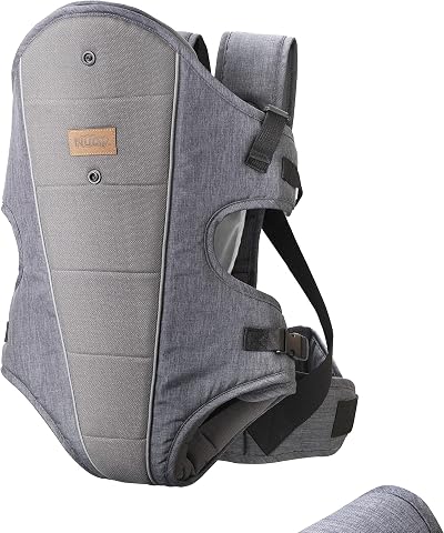 Nuby Newborn Baby Carrier Ergonomic 3-in-1 Dark Grey Lightweight