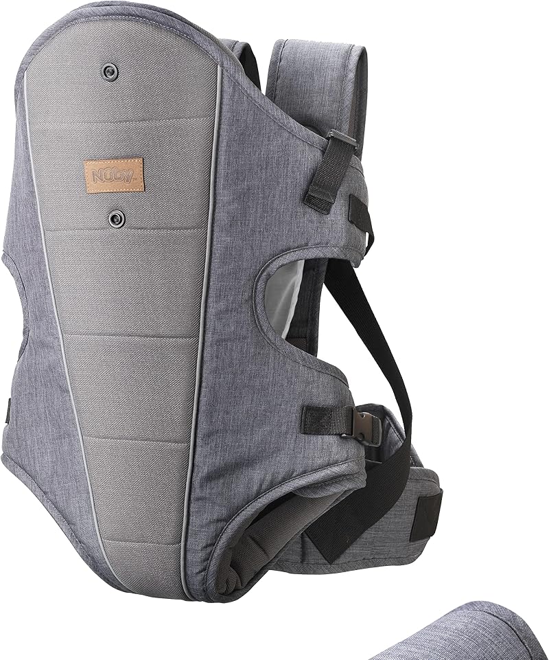 Nuby Newborn Baby Carrier Ergonomic 3-in-1 Dark Grey Lightweight