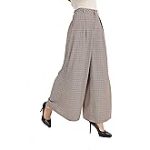 Tronjori Women High Waist Casual Wide Leg Long Palazzo Pants Trousers Regular Size