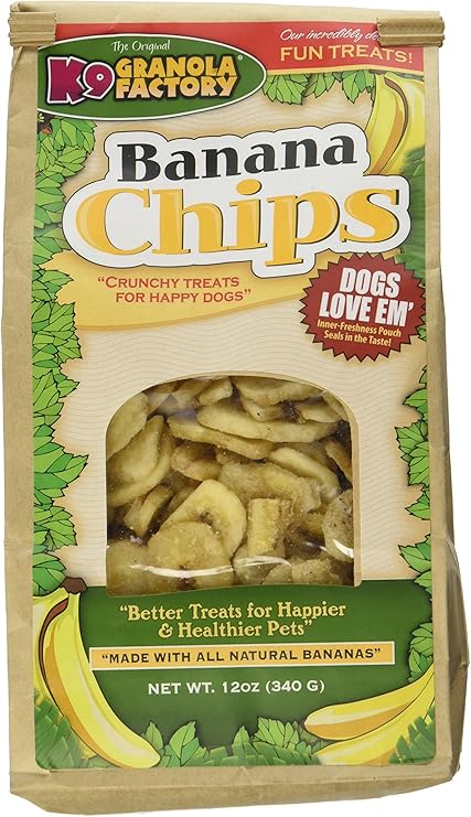 dogs and banana chips