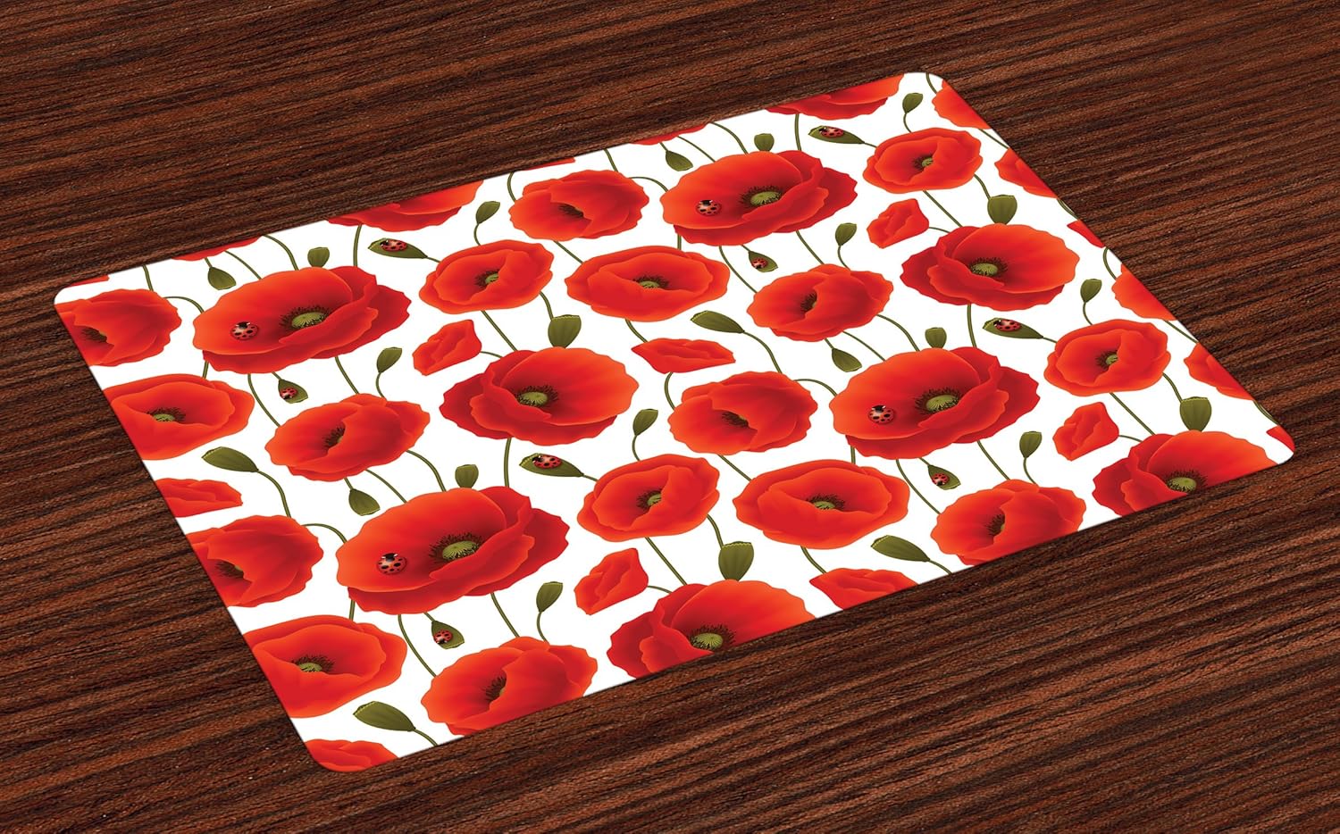 Best poppy placemats for dining table