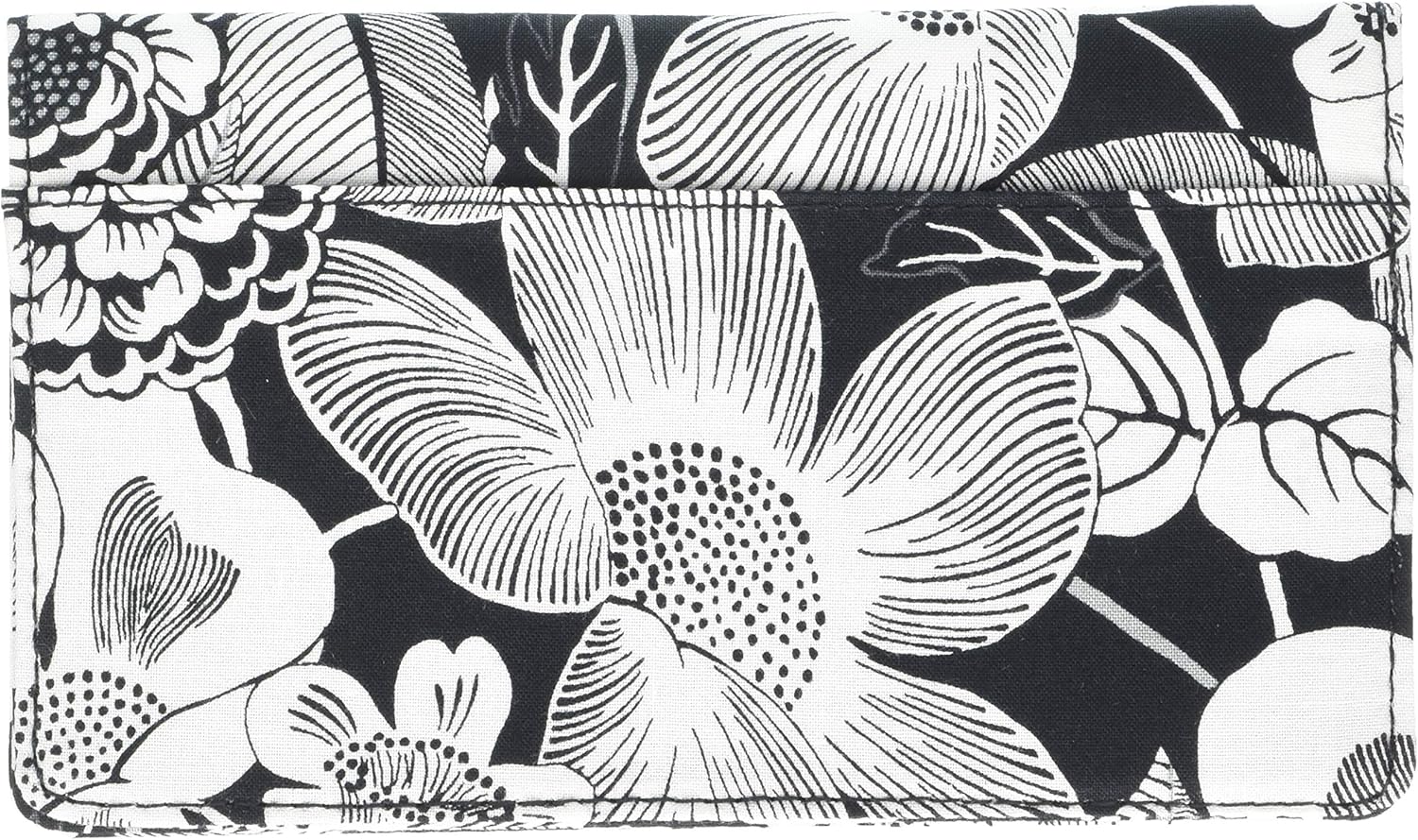 Vera Bradley Women's Signature Cotton Checkbook Cover, Floating Garden: Clothing