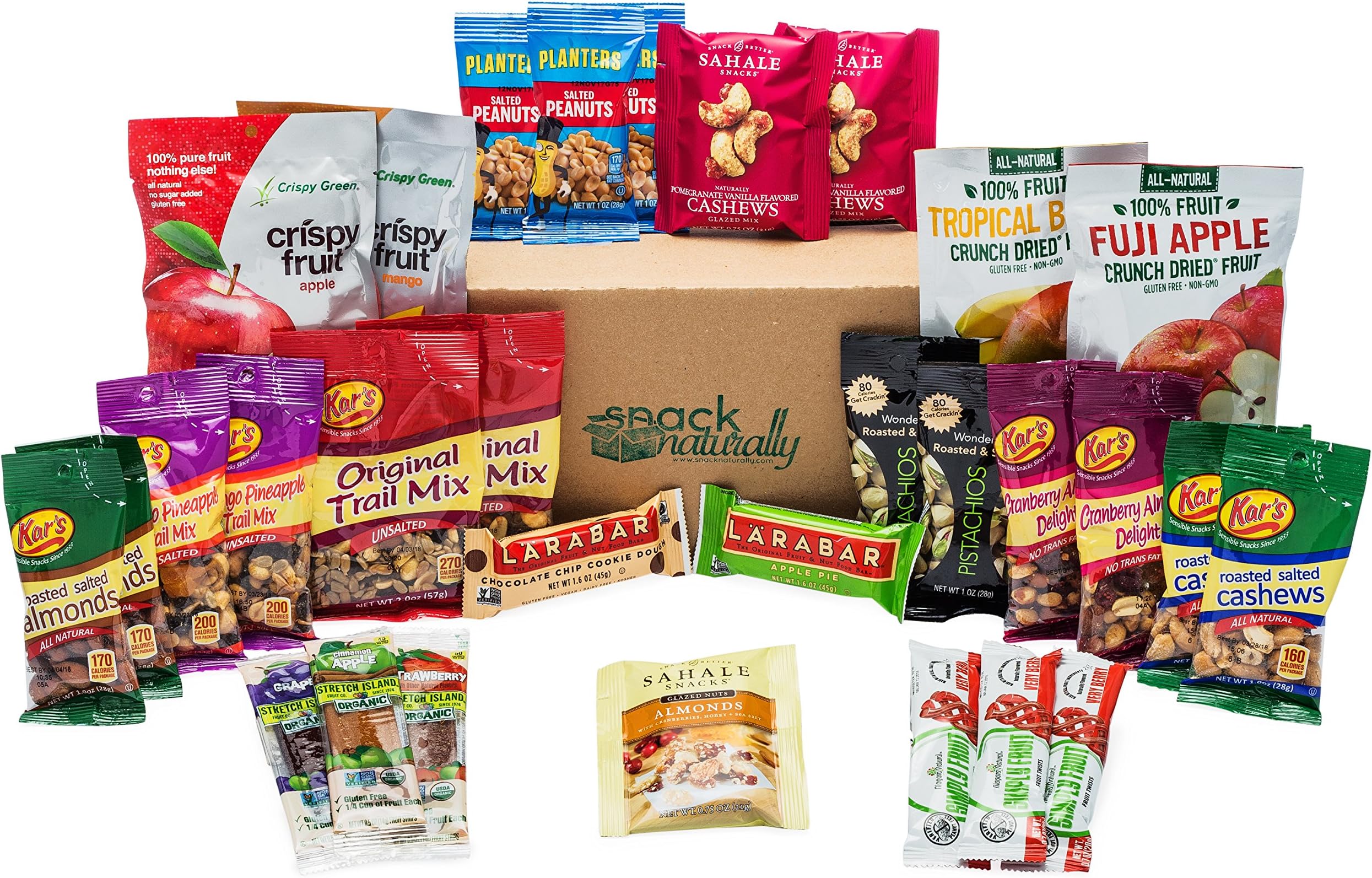 Healthy Snacks In-A-Box Fruit and Nut Variety Box