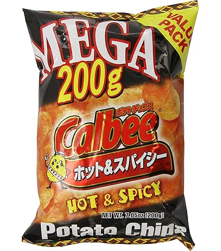 Amazon.com: Calbee Potato Chips 80g (Hot & Spicy, 1 Pack)