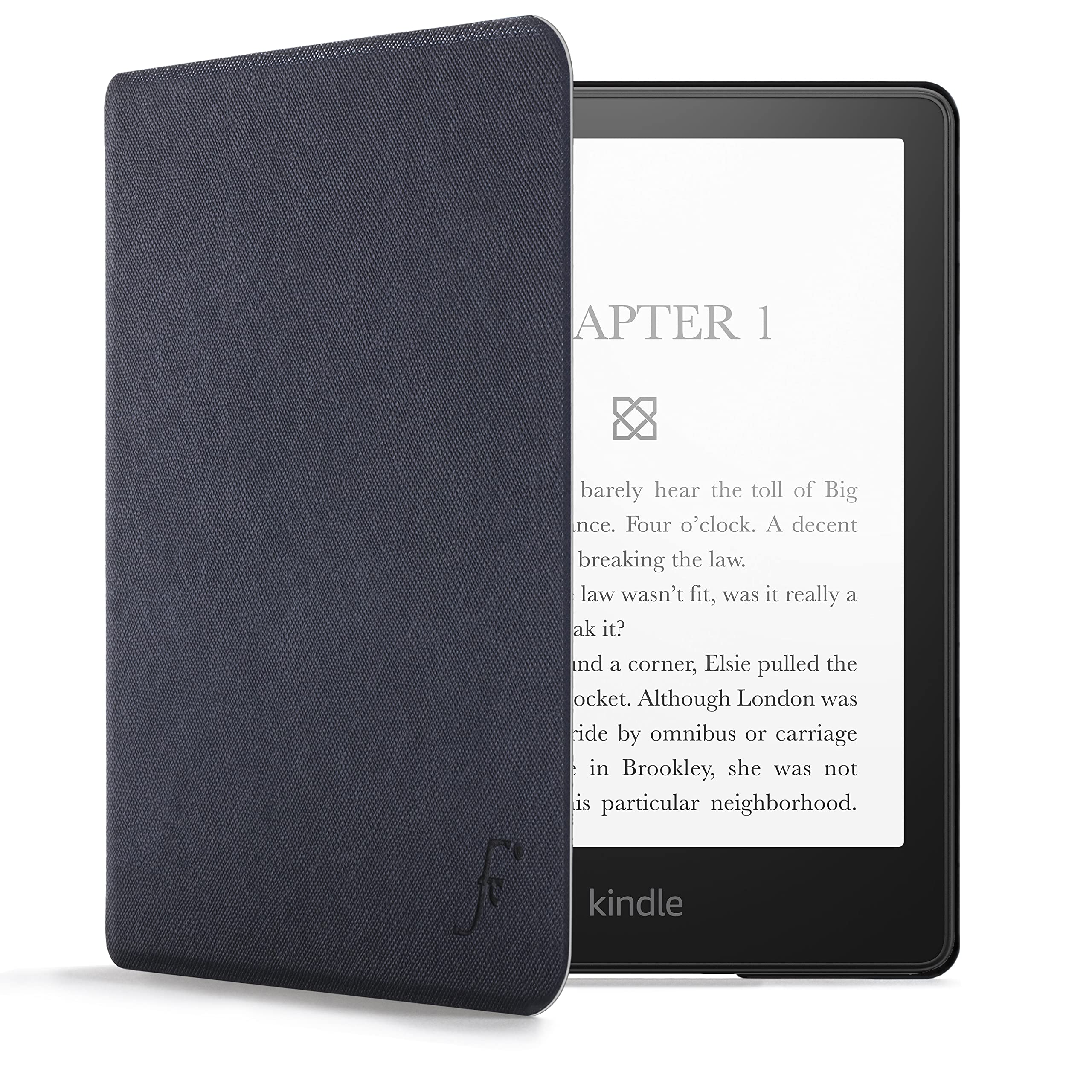 Forefront Cases Case for Amazon Kindle Paperwhite 6.8" (11th Generation - 2021 Model) - Navy Blue - Slim, Light & Protective, Smart Auto Sleep-Wake Function Cover for Kindle Paperwhite 6.8"