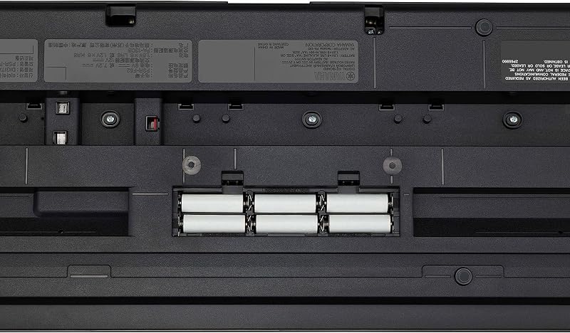 PSR-F52 Clavier Arrangeur - Un clavier compact pour les débutants avec 61 notes, 144 sonorités d'instruments et 158 styles. finition en noir