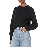 Amazon Essentials Ribbed Long Sleeve Sweaters for Women, Crewneck