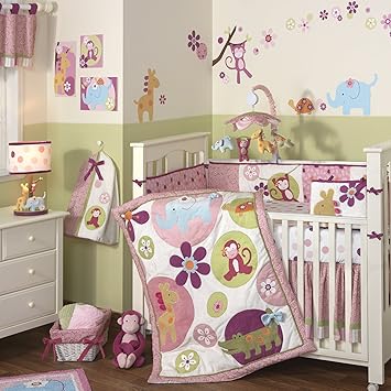 lambs and ivy safari crib bedding