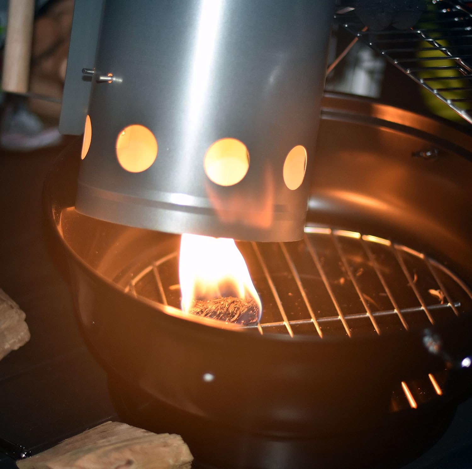 Fire and Charcoal Starters (50 Pieces) Perfect for Barbecue Grills, Big Green Egg, Kamados, Smokers, Wood Stove and Campfire : Garden & Outdoor