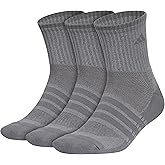 adidas mens Cushioned X 3 Mid-crew Socks (3-pair)