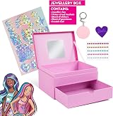 Barbie Colour Reveal Jewellery Box DIY Storage Case for Girls view 2