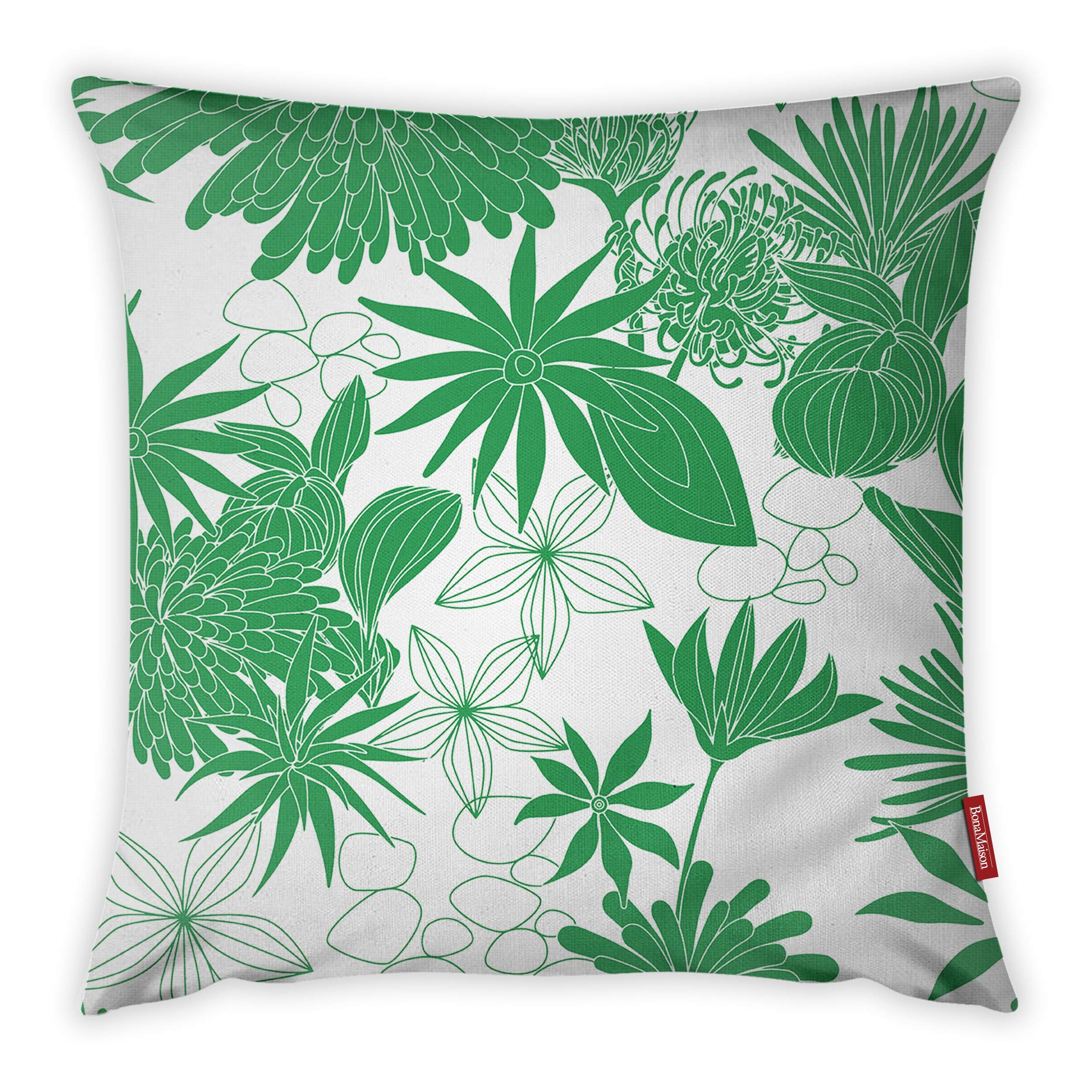 Bonamaison Decorative Cushion Cover, Cotton Polyester, Multicolor, 45x45