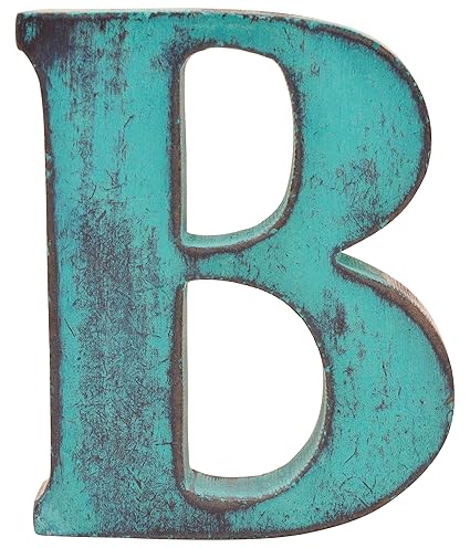 Shabby Chic Vintage Large 11 Cm Wooden Letters Hand Finished