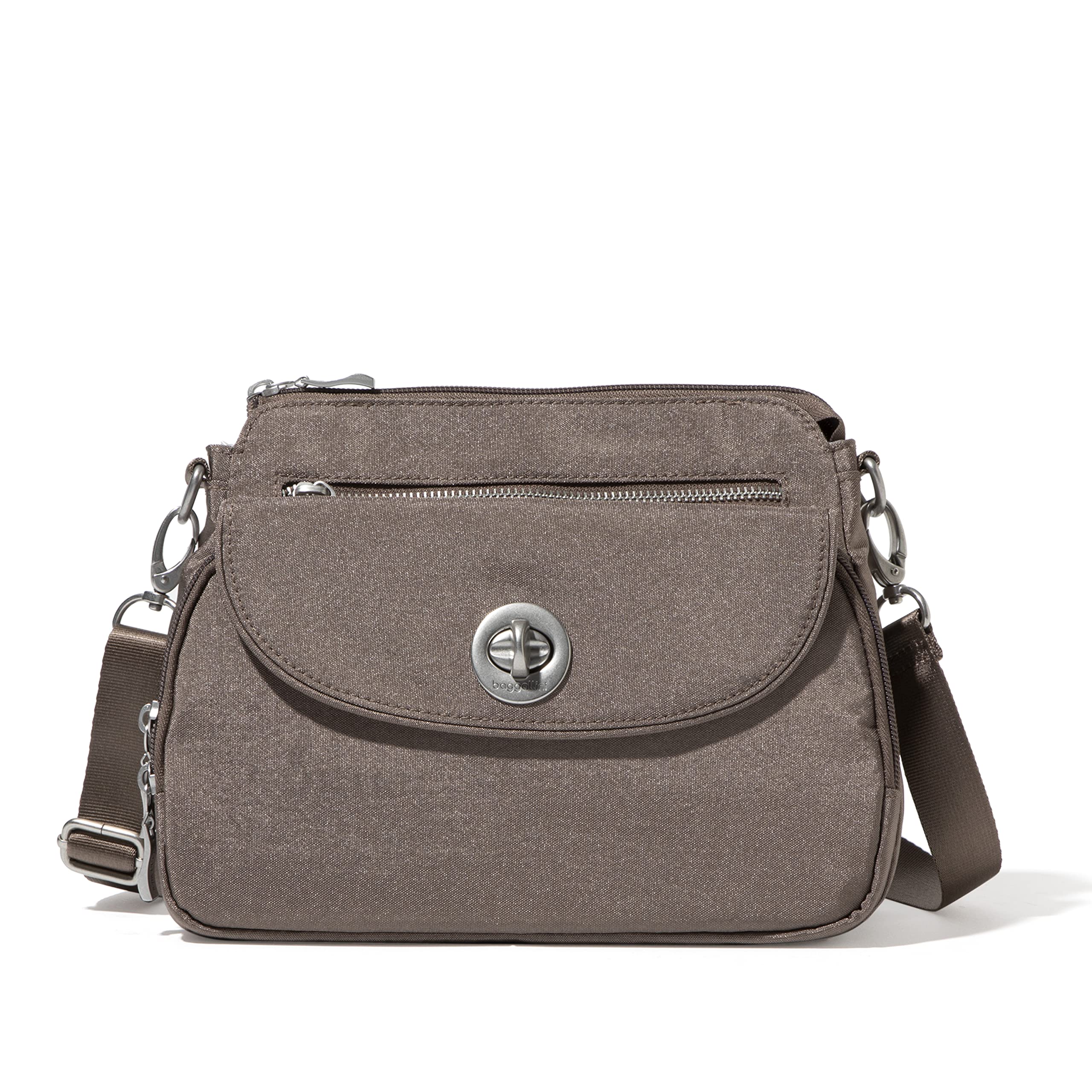 Baggallini Women’s Calais Crossbody Bag, Portbello Shimmer