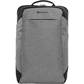 SKROSS Skyline Travel Backpack with Laptop Sleeve, 17L, Grey | Water-repellent 17L laptop backpack with padded computer compartment