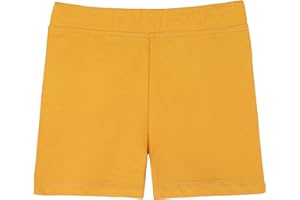 Lilax Girls' Basic Solid Soft Dance Short for Gymnastics or Under Skirts