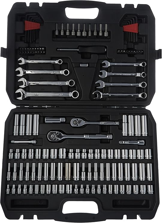 AmazonBasics Mechanic's Socket Set 145 Piece Amazon.co.uk DIY & Tools