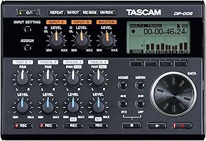 Tascam DP-006 6-Track Digital Pocketstudio Multi-Track Audio Recorder