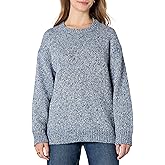 Amazon Essentials (Demi's Pick) Women's Oversized-Fit Multi-Color Heavyweight Crewneck Sweater
