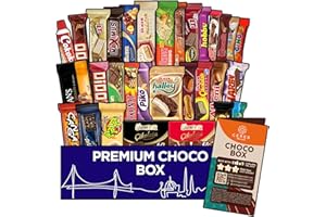 Ceres Gourmet International Chocolate Variety Box 31 Pieces, Full-Size Foreign Chocolates and Candies and Bars, Assorted Exotic Turkish Candy Snacks from Around The World (Maxi)