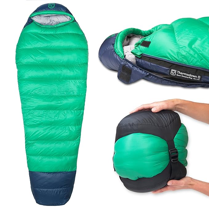 Paria Outdoor Products Thermodown 0 Degree Down Mummy Sleeping Bag