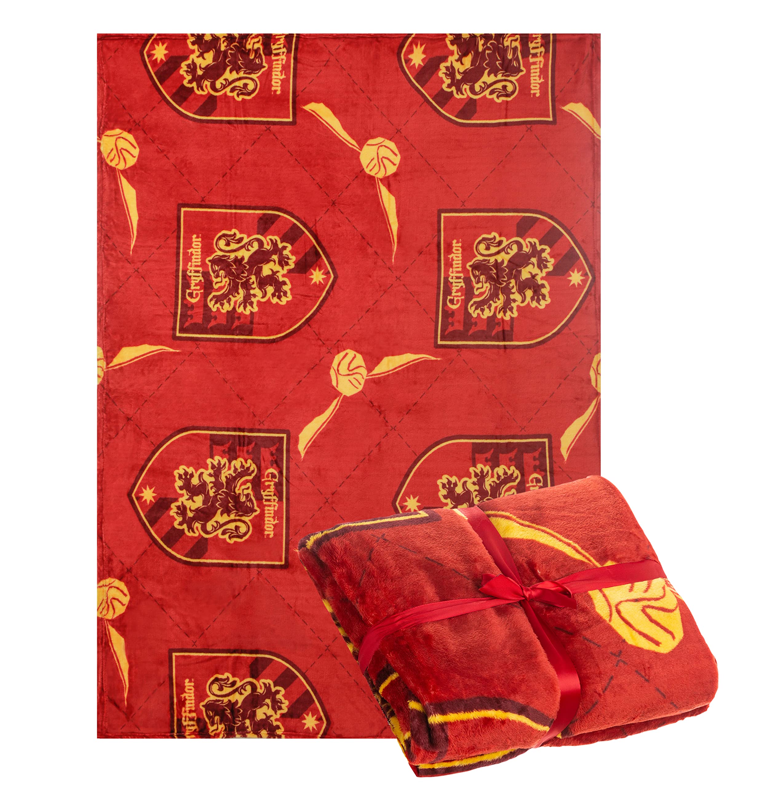 Cerdá Harry Potter Blanket, Gryffindor Blanket, Hogwarts Design, Bed Sofa Throw, Warm Soft Fleece Blanket, Kids Blanket, Harry Potter Gift, Size 120 x 160CM