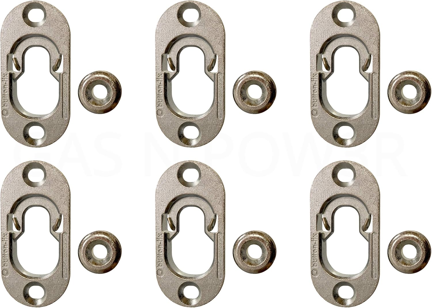 Button Fix Type 1 Metal Fix Bracket Fixing with Stainless Steel Retaining Spring for Fire Retardant Panels Marine Interiors