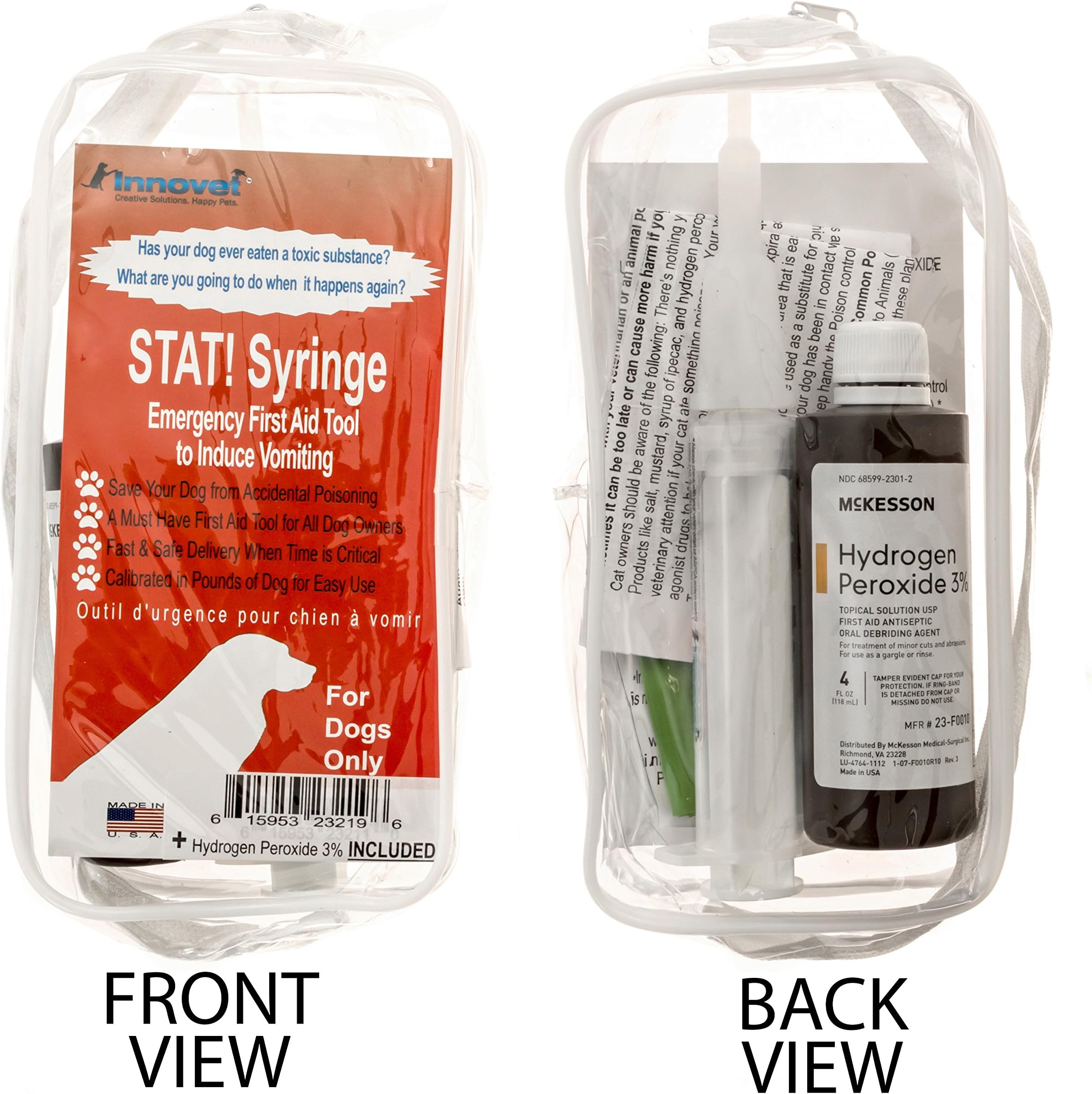 Innovet Pet Products STAT! Syringe First Aid to Induce Vomiting in Dogs