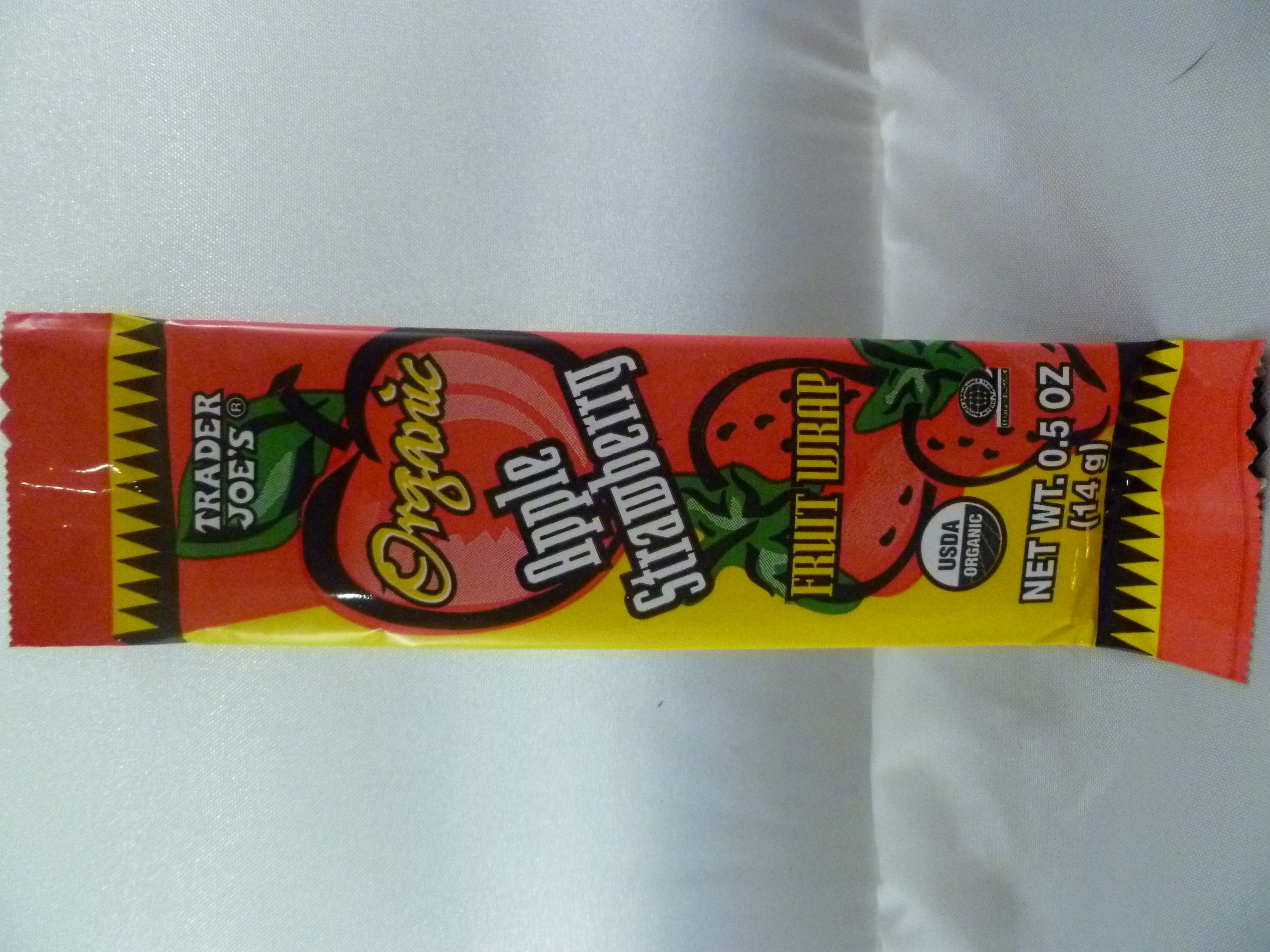 Trader Joes Organic Apple Blueberry Fruit Wrap (Pack of 12)