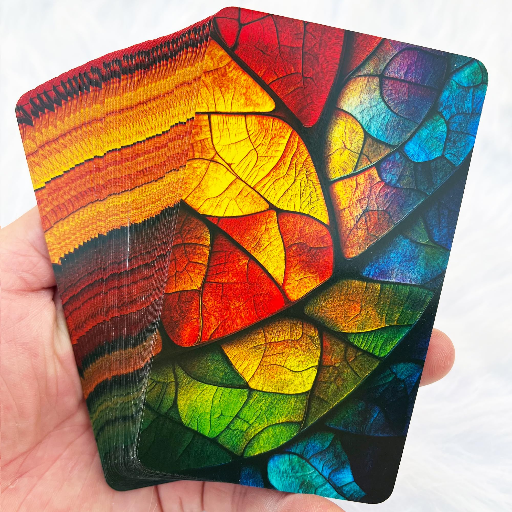 GZXINKE Nature and Seasons Oracle Deck, Phases and Forests Oracle Deck for Beginners, 54 Cards for Intuition, Healing, and Personal Growth, Animal Symbols, Moon, Seasonal Shifts