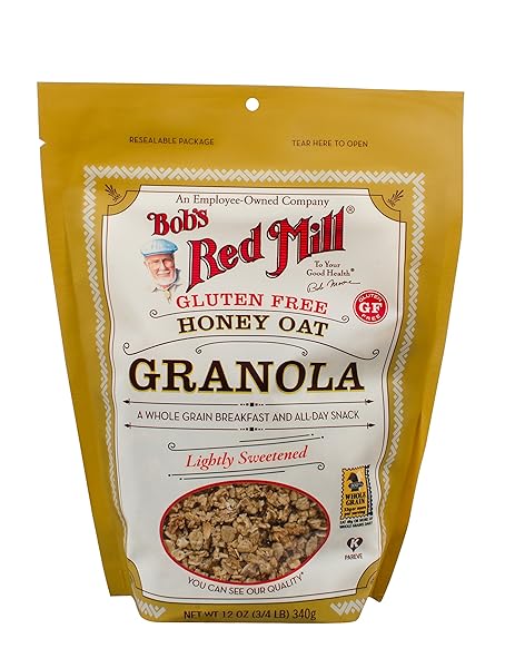 BOB’S RED MILL GLUTEN FREE HONEY OAT GRANOLA,...
