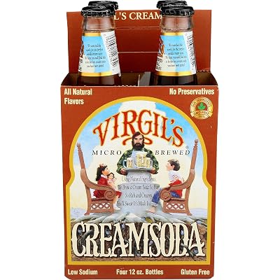 Virgil's, Soda Cream, 12 Fl Oz, 4 Pack