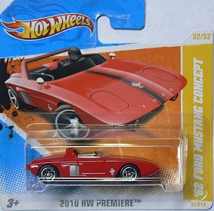 hot wheels 62 ford mustang concept