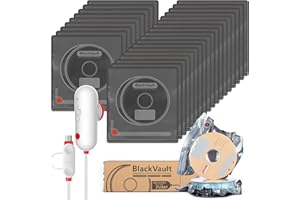 Vacbird 30pcs Filament Storage Bags Light-Proof Vacuum Storage Kit with USB Pump, 3D Printer Filament Vacuum Sealed Bags for Keeping Dry, Plus Size 32X34cm