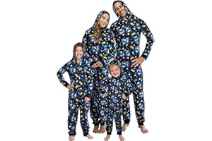INTIMO Polar Express Toddler Kids Believe Hooded One-Piece Footless Sleeper Union Suit