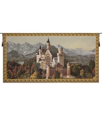 Pixxprint Automne Château De Neuschwanstein Stampa Su Tela